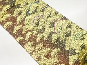 モール老松模様織出し袋帯